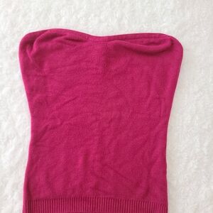 Express Fuchsia Strapless Top
